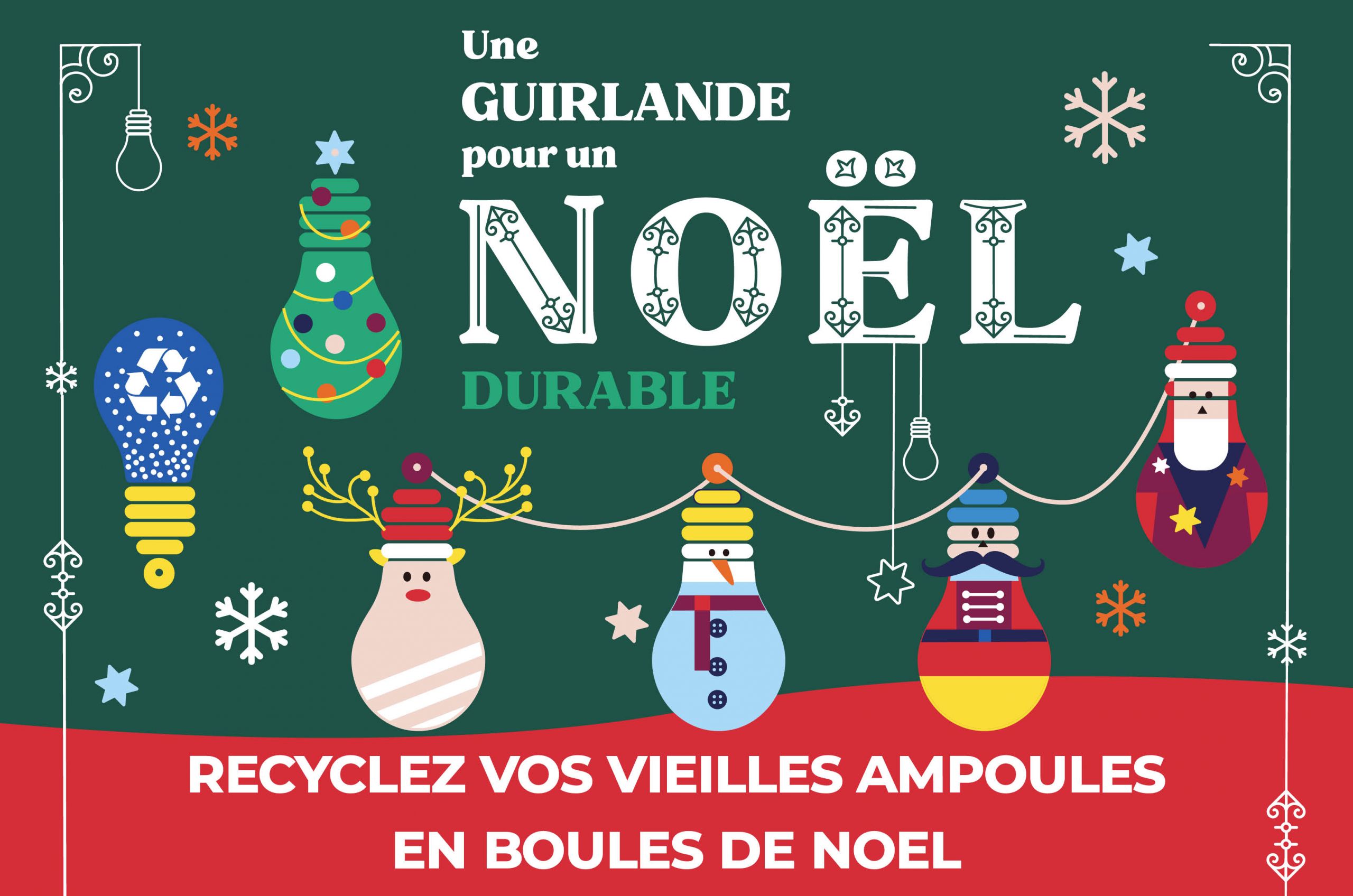 Une guirlande pour un Noël durable - Ville de Pierre-Bénite